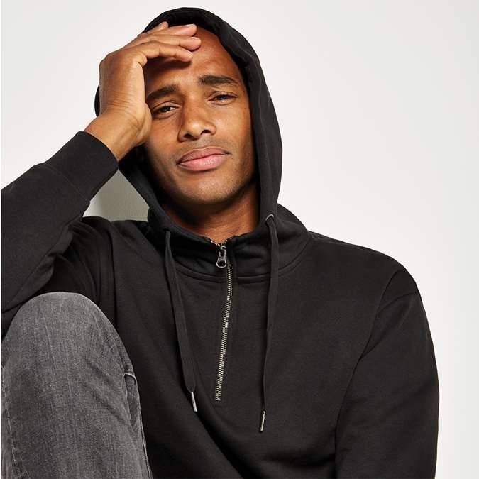 Regular Fit 1/4 Zip Hoodie