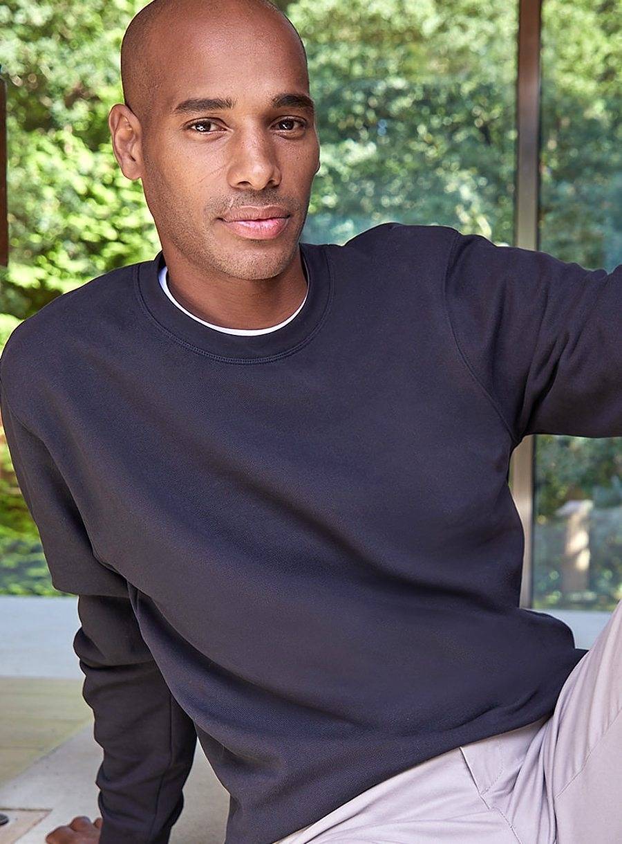 Regular Fit Pique Sweatshirt