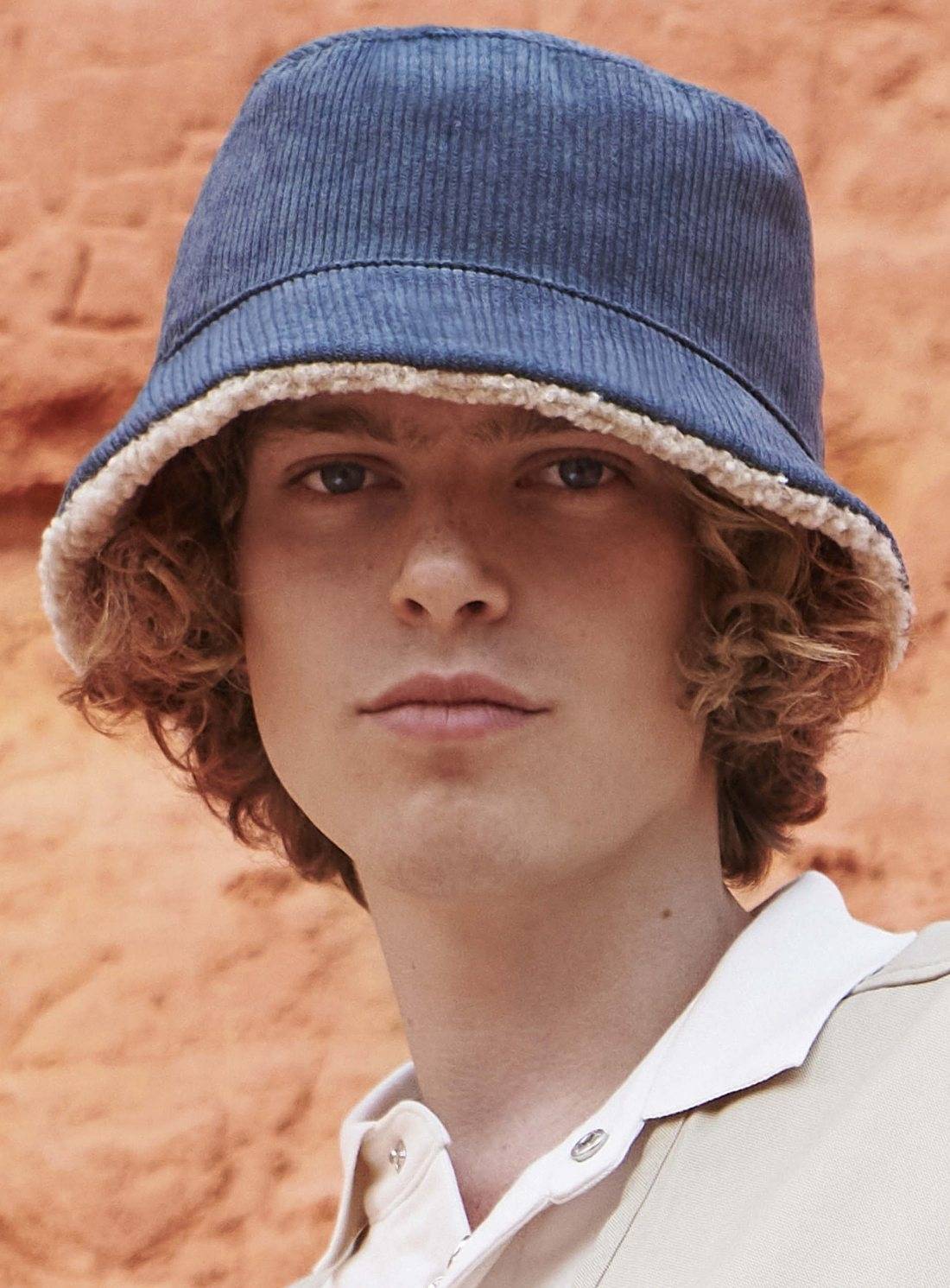 Reversible Sherpa And Velvet Bucket Hat