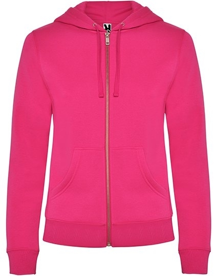 Rozpinana bluza damska Roly z kapturem o taliowanym fasonie