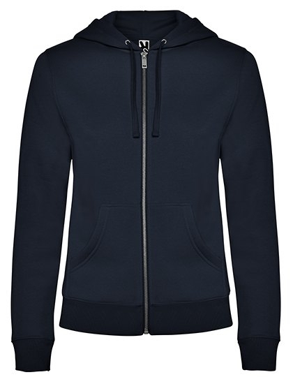 Rozpinana bluza damska Roly z kapturem o taliowanym fasonie