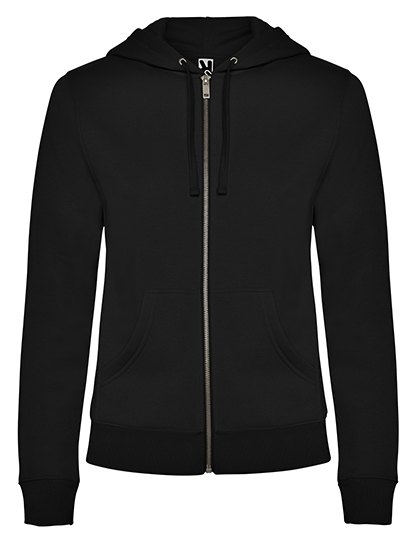 Rozpinana bluza damska Roly z kapturem o taliowanym fasonie