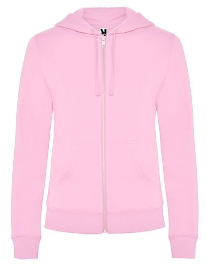 Rozpinana bluza damska Roly z kapturem o taliowanym fasonie