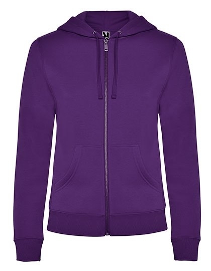 Rozpinana bluza damska Roly z kapturem o taliowanym fasonie