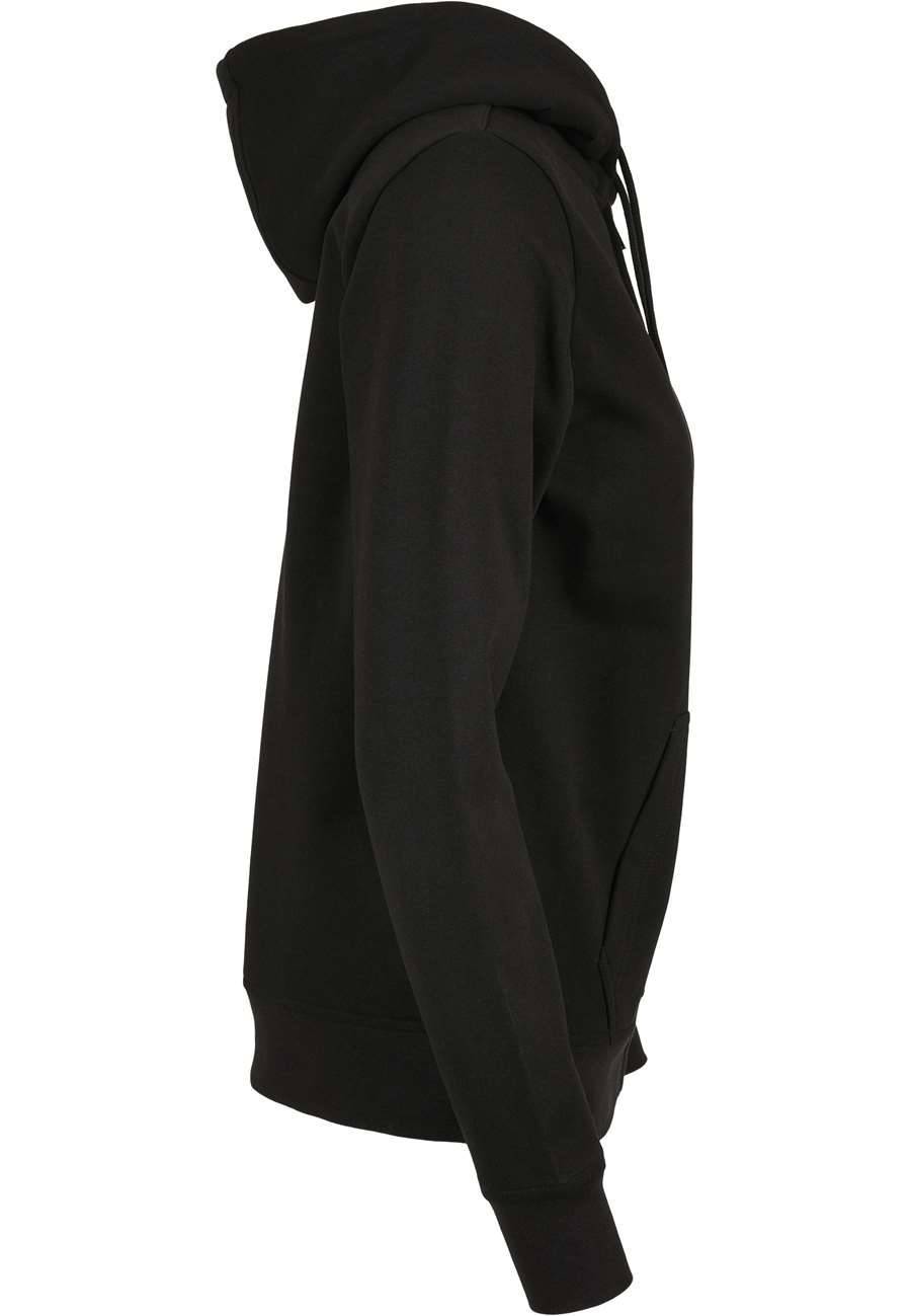 Rozpinana bluza damska z kapturem o prostym fasonie