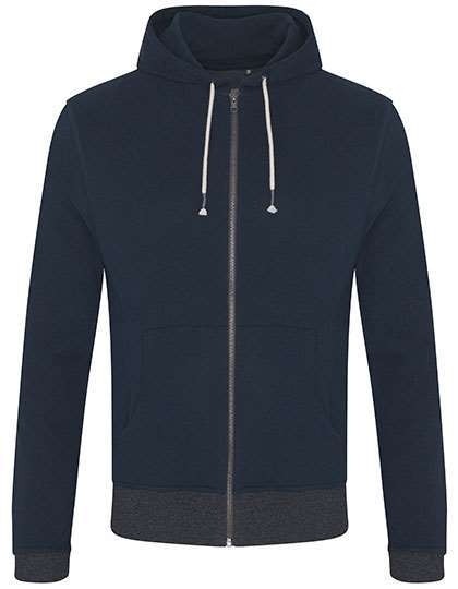 Rozpinana bluza męska z kontrastowym dołem i rękawkami