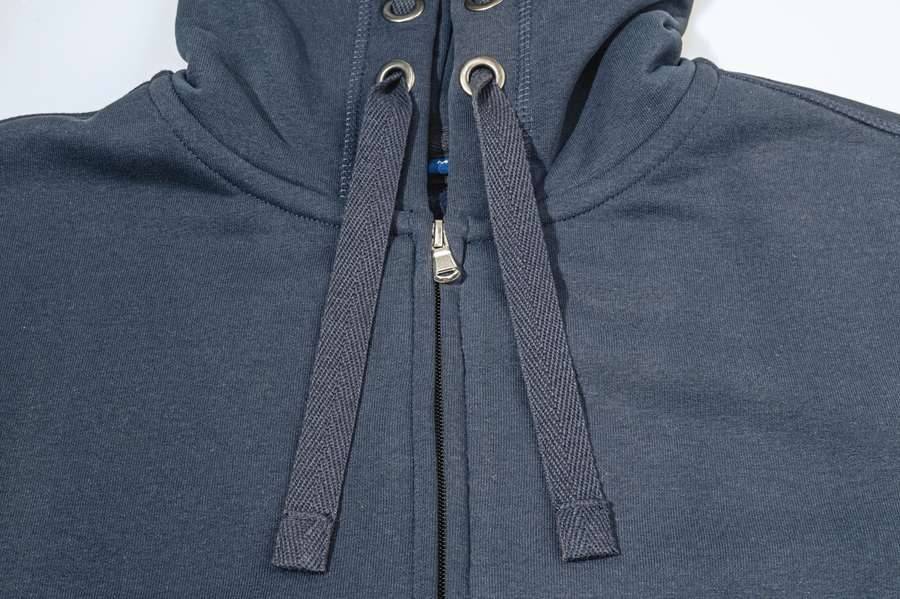 Rozpinana bluza Premium z kapturem posiadającym szerokie troczki, model męski