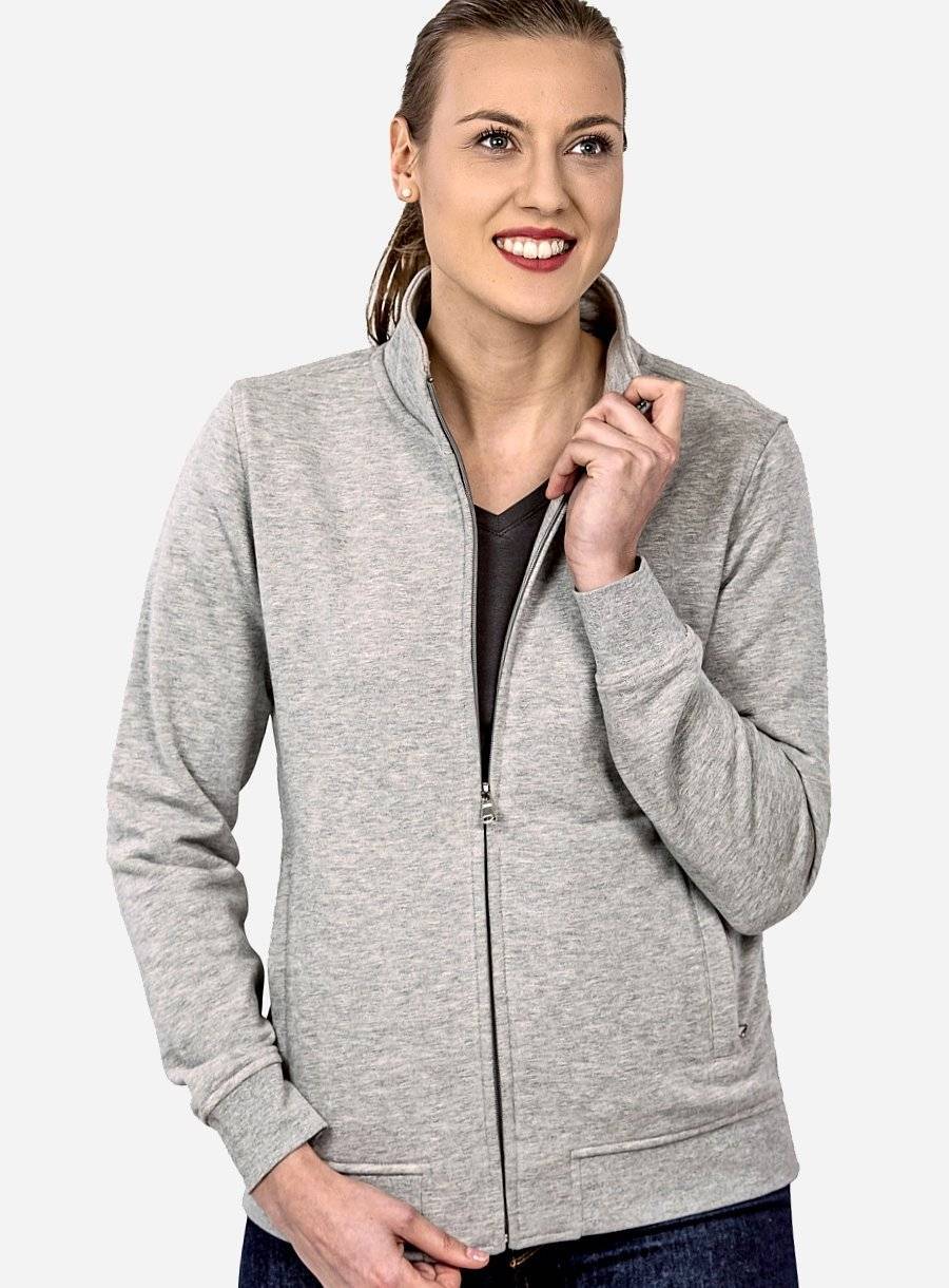 Rozpinana bluza Premium z kieszeniami na zamek, model damski