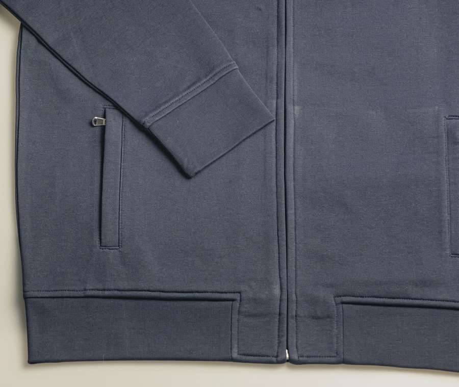 Rozpinana bluza Premium z kieszeniami na zamek, model męski