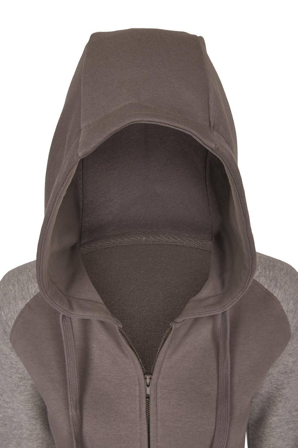 Rozpinana bluza z kapturem Kangurek – model damski