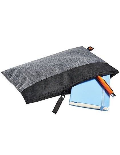 Saszetka melanżowa na zamek błyskawiczny