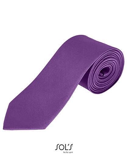 Satynowy krawat marki Sol's