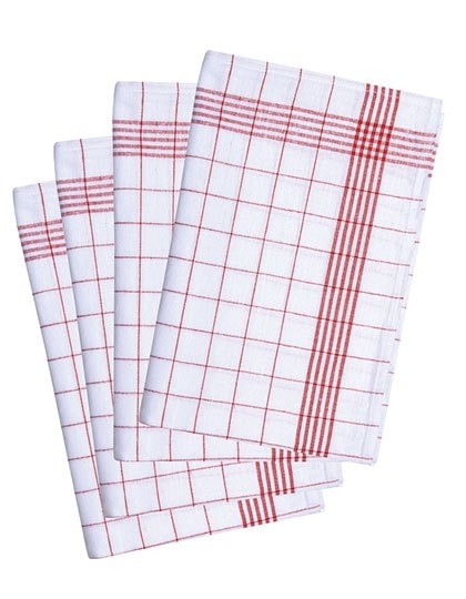 Ściereczka do naczyń w kratkę