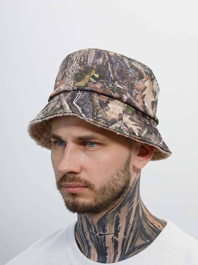 Sherpa Real Tree Camo Reversible Bucket Hat