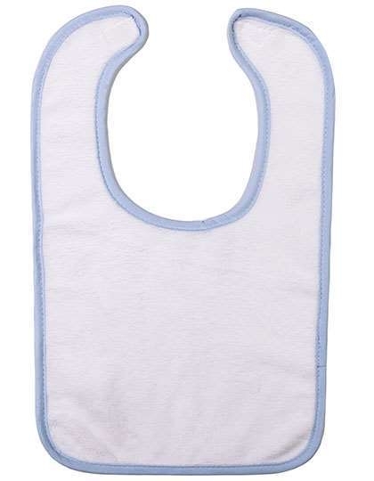 Śliniaczek niemowlęcy z możliwością znakowania techniką sublimacji