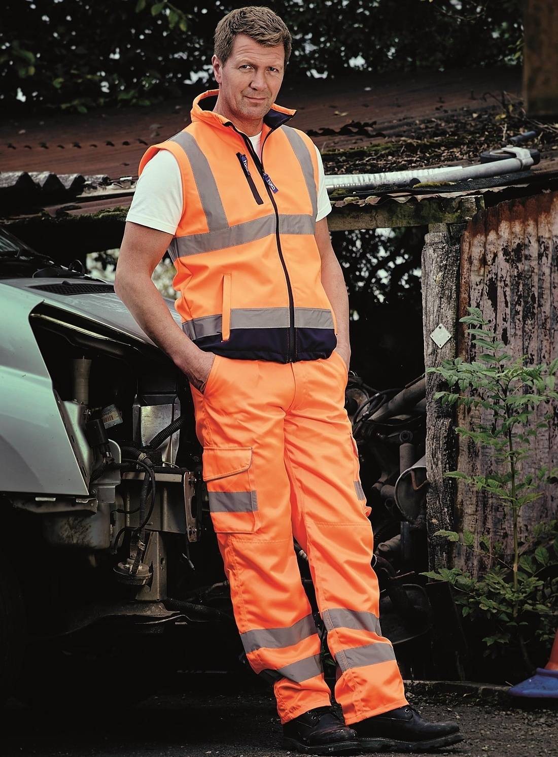 Softshell odblaskowy Gilet