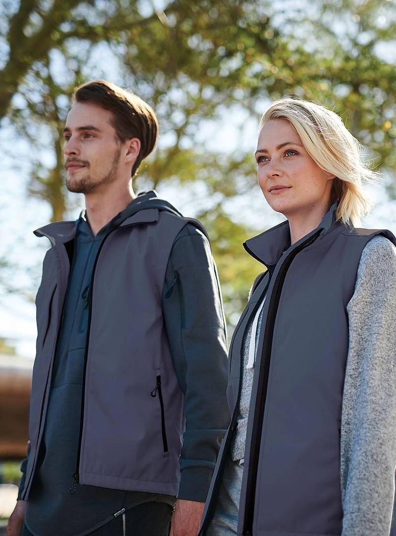 Softshellowy bezrękawnik męski Regatta z klapą sztormową