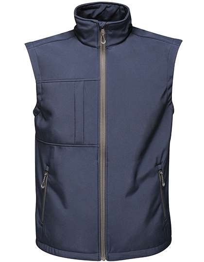 Softshellowy bezrękawnik męski Regatta z klapą sztormową