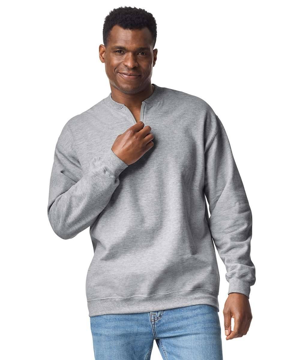 Softstyle® Midweight Adult Fleece 1/4 Zip Sweatshirt
