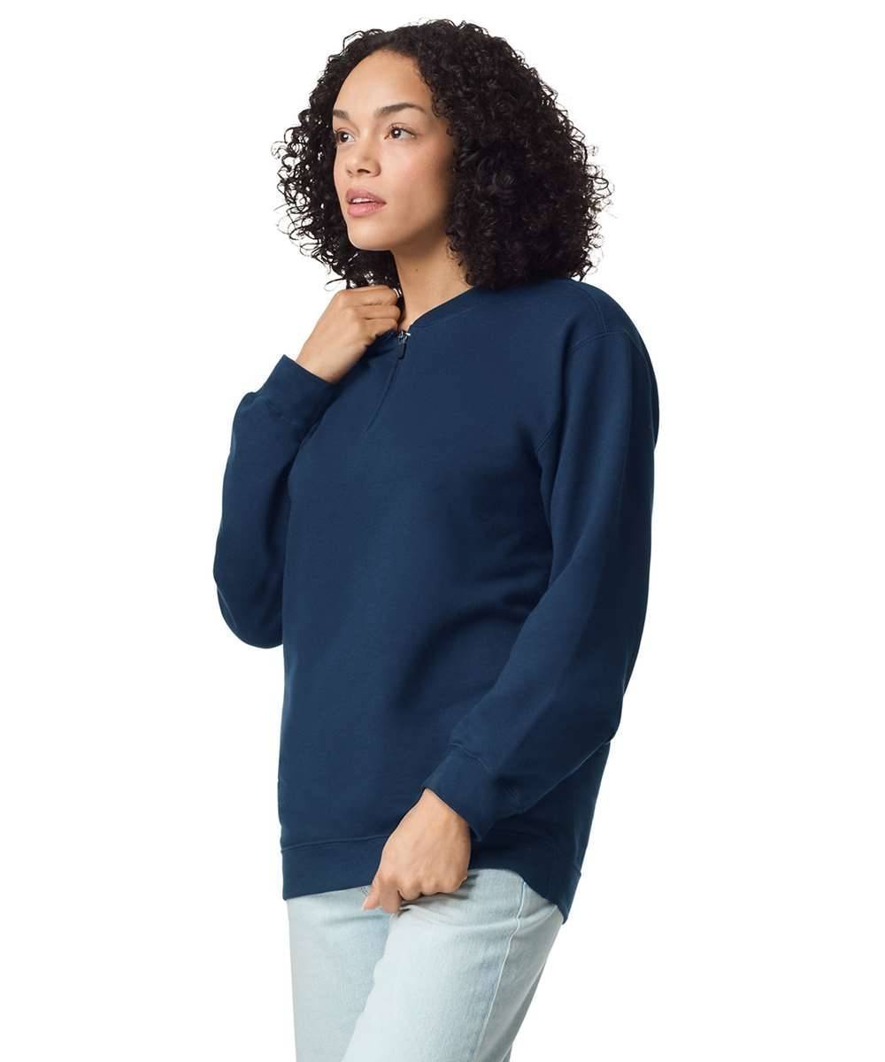 Softstyle® Midweight Adult Fleece 1/4 Zip Sweatshirt