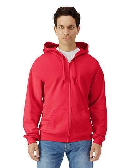 Softstyle® Midweight Fleece Adult Full Zip Hooded Sweatshirt