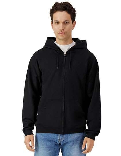 Softstyle® Midweight Fleece Adult Full Zip Hooded Sweatshirt