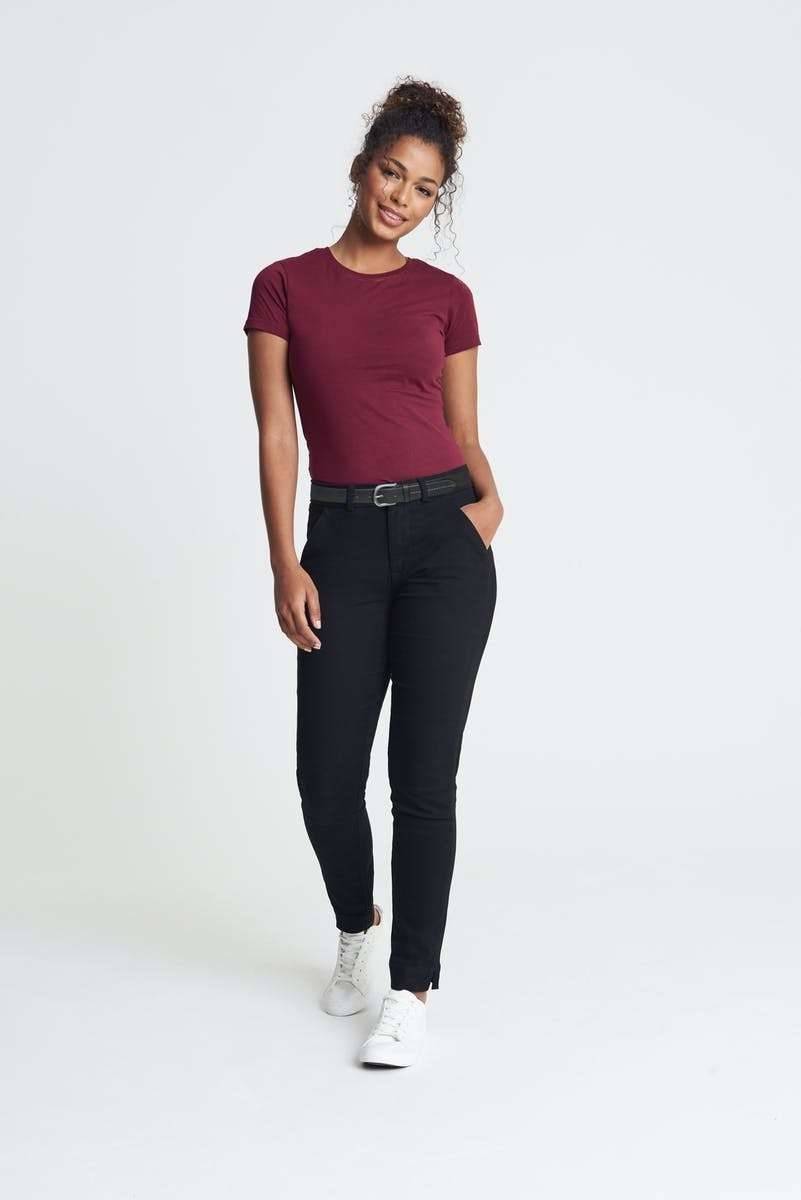 Spodnie damskie Chino o dopasowanym kroju