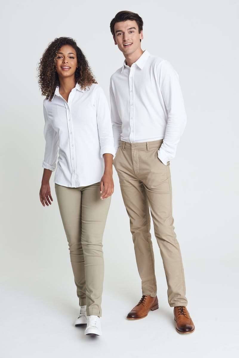 Spodnie damskie Chino o dopasowanym kroju