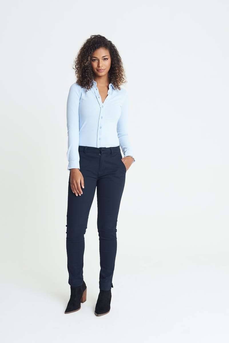 Spodnie damskie Chino o dopasowanym kroju