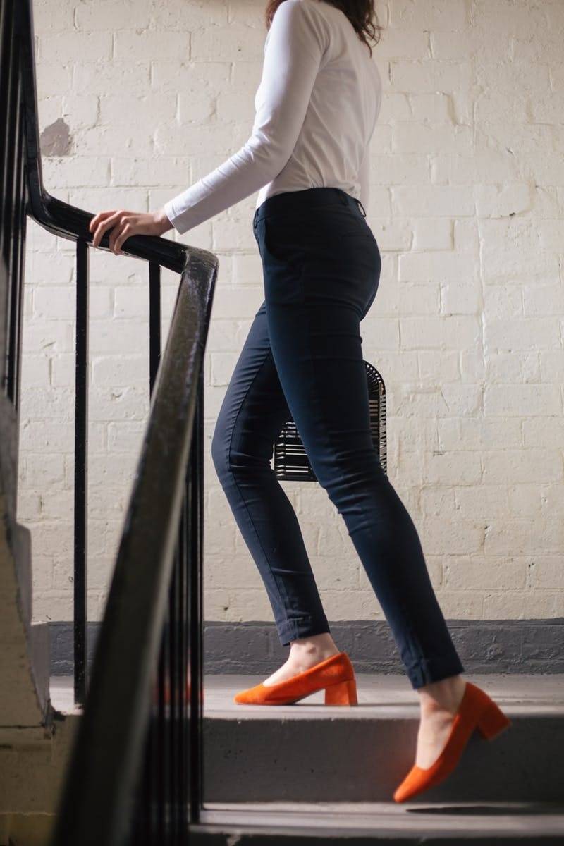 Spodnie damskie Chino o dopasowanym kroju