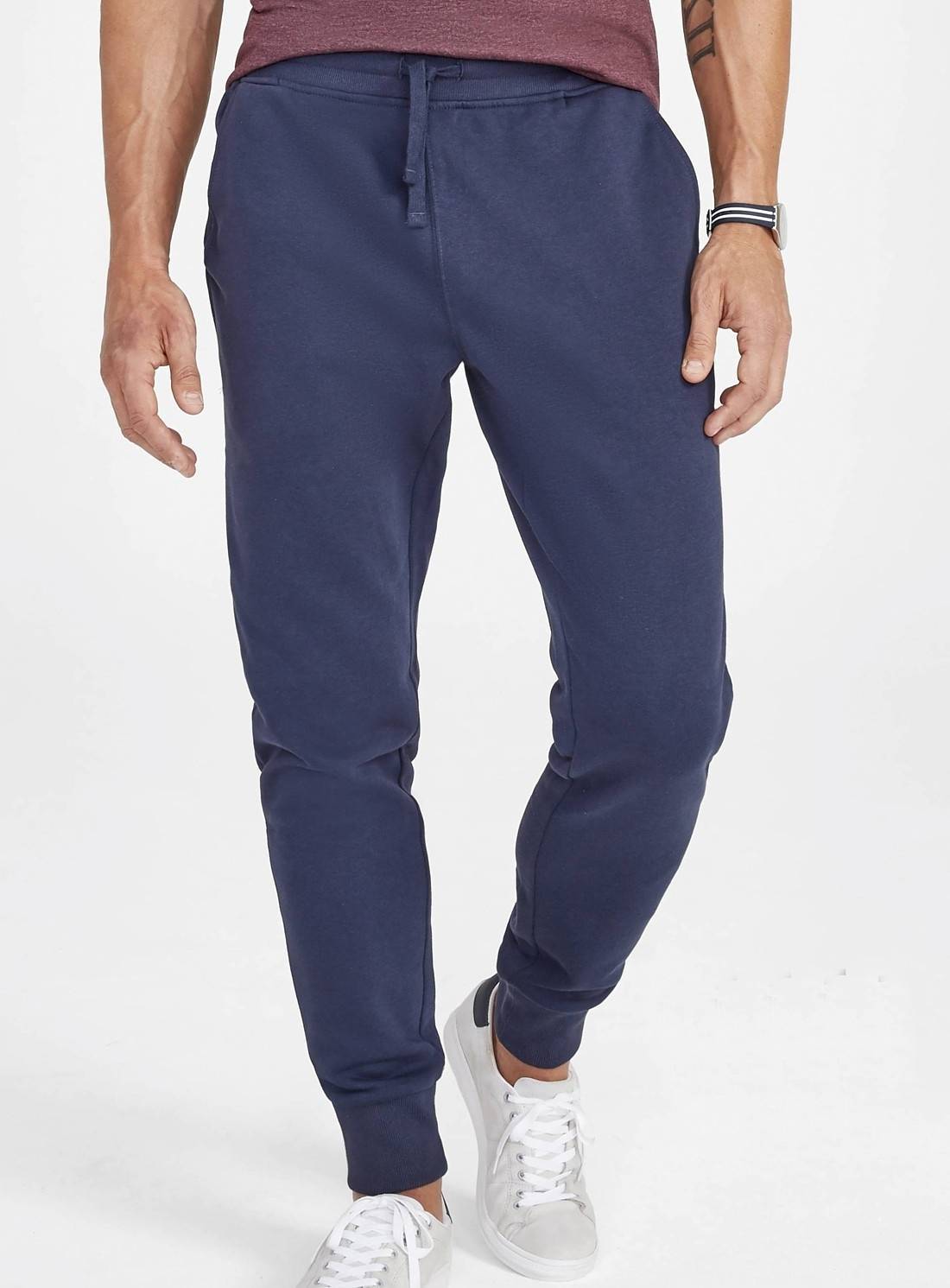 Spodnie dresowe męskie z tylną kieszenią