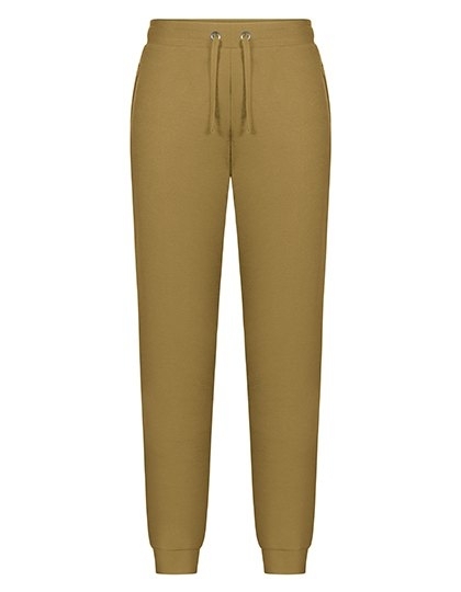 Spodnie dresowe męskie z zamykanymi kieszeniami w kolorze materiału