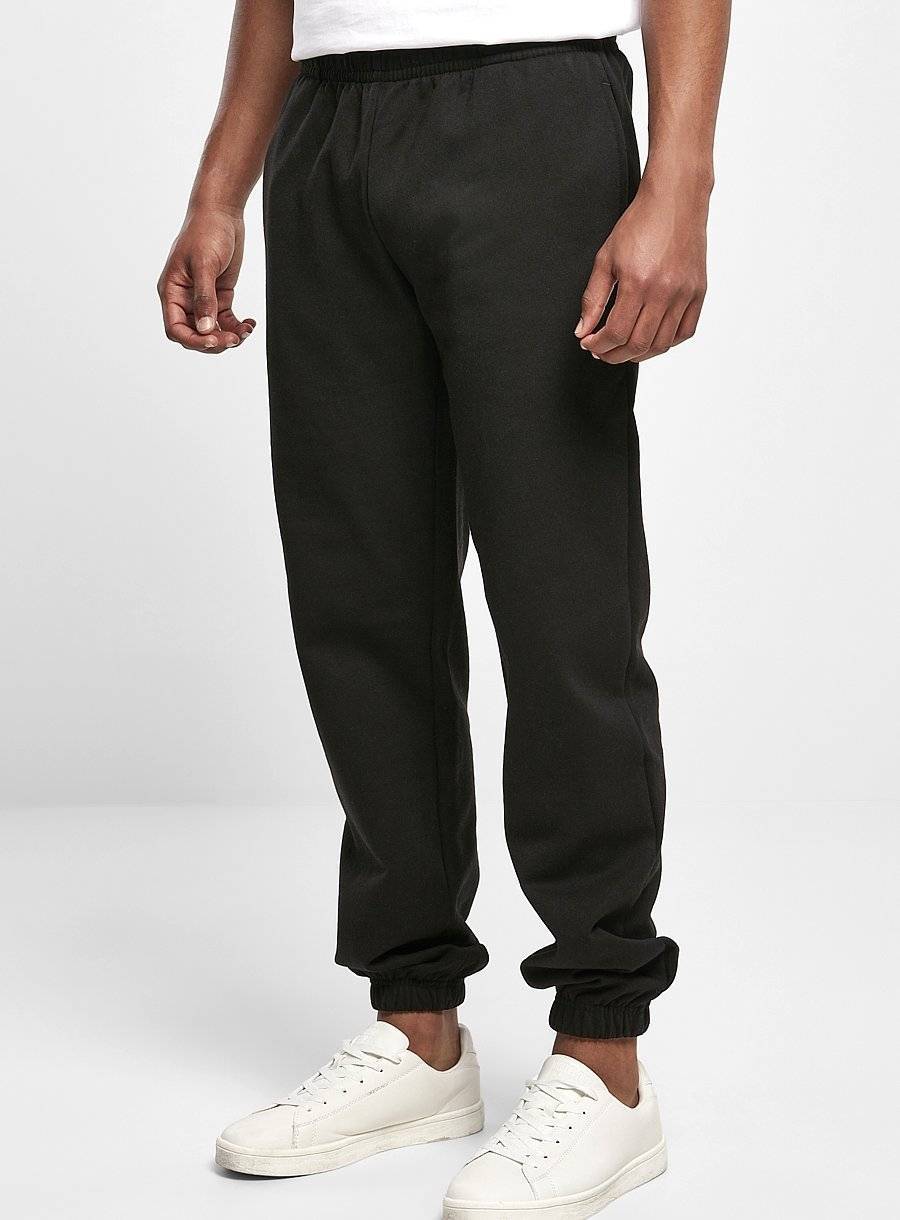 Spodnie dresowe o miękkiej strukturze materiału, model męski