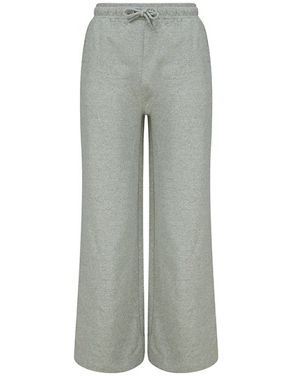 Spodnie dresowe w stylowym kroju typu dzwony, model damski