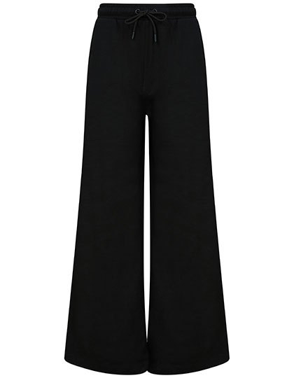 Spodnie dresowe w stylowym kroju typu dzwony, model damski