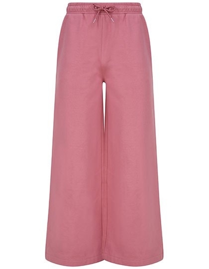 Spodnie dresowe w stylowym kroju typu dzwony, model damski