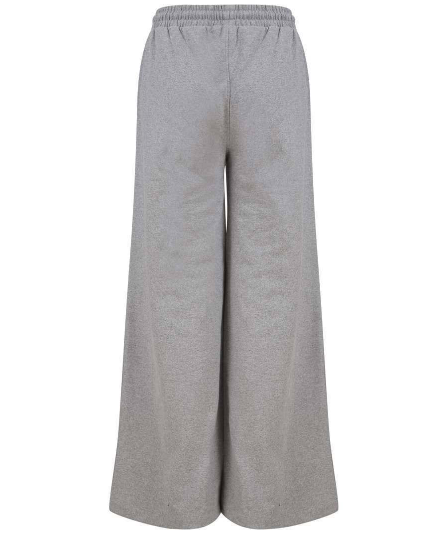 Spodnie dresowe w stylowym kroju typu dzwony, model damski