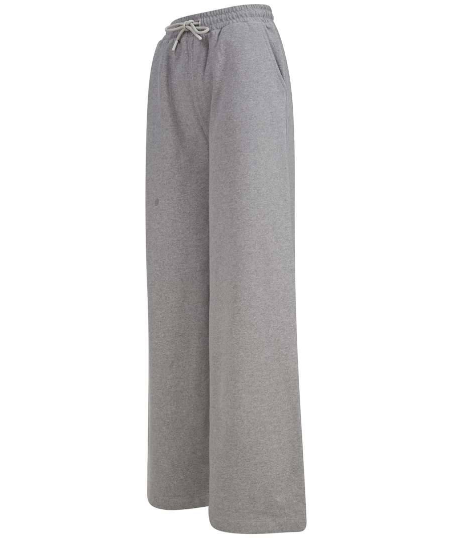 Spodnie dresowe w stylowym kroju typu dzwony, model damski