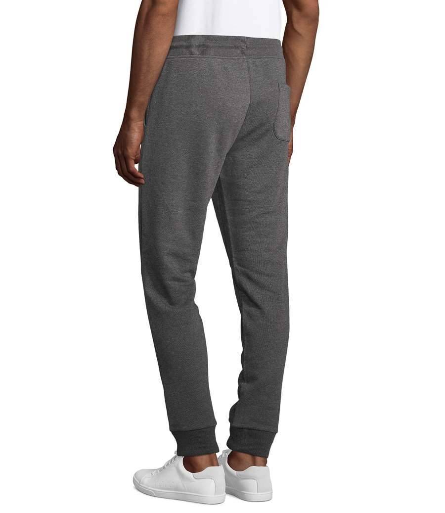 Spodnie dresowe z ozdobnym szwem uszyte z ekologicznego materiału