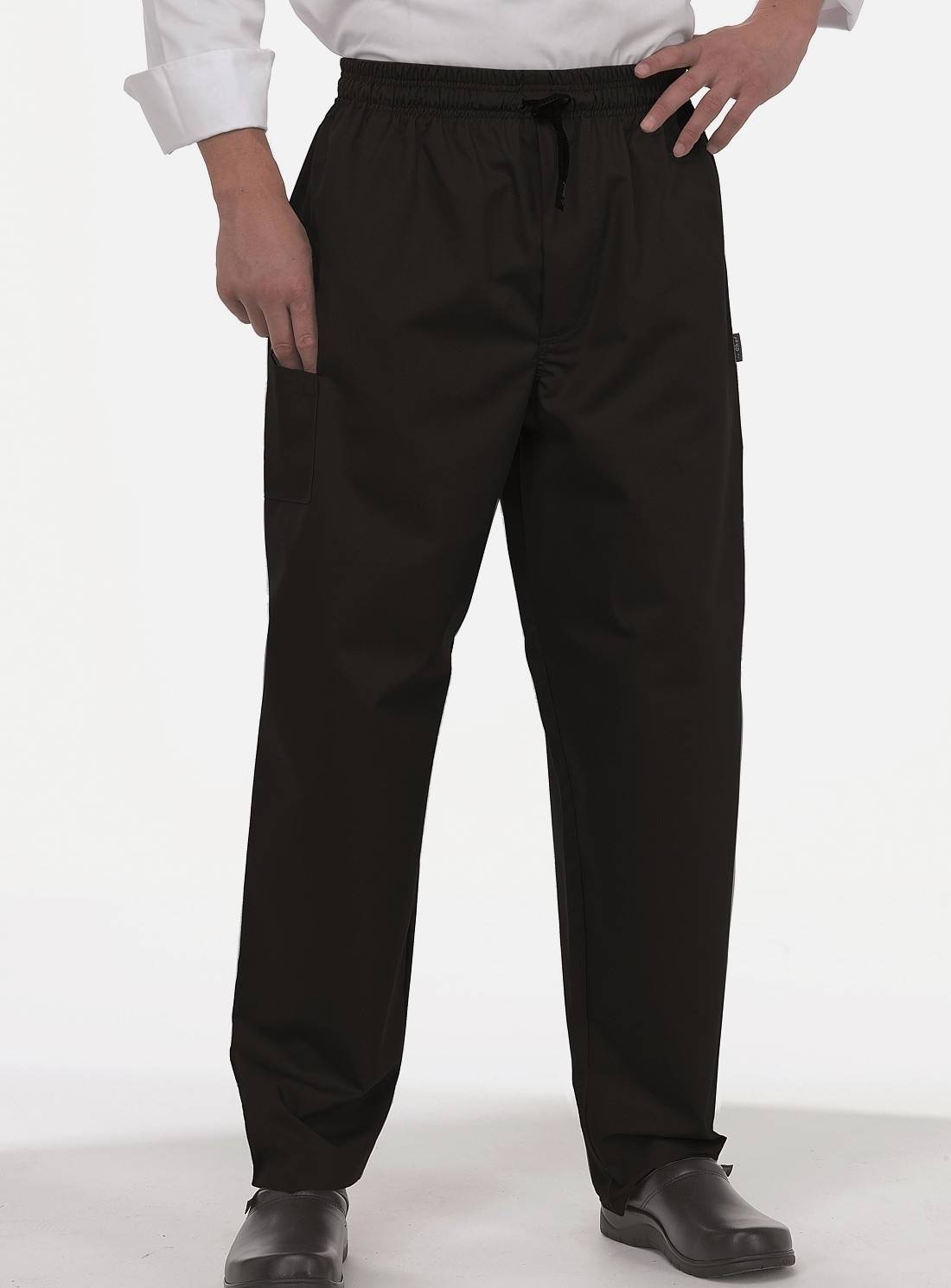 Spodnie kucharskie z elastycznym pasem