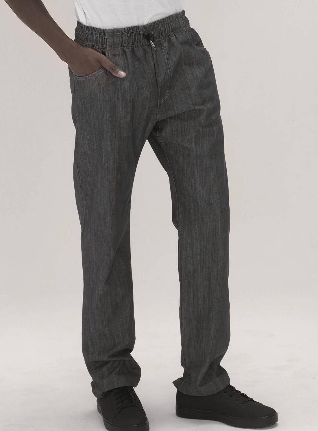 Spodnie kucharskie z wentylowanymi panelami