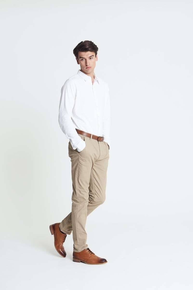 Spodnie męskie Chino o dopasowanym kroju