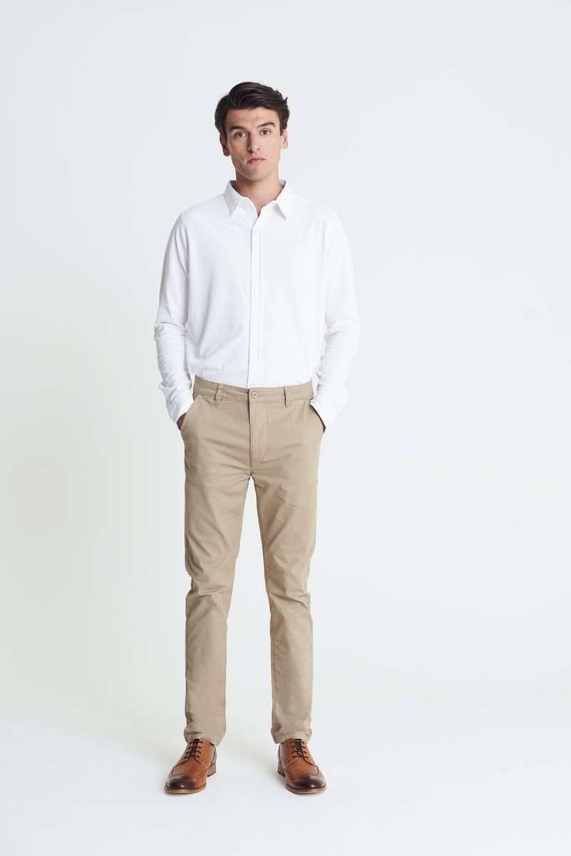 Spodnie męskie Chino o dopasowanym kroju