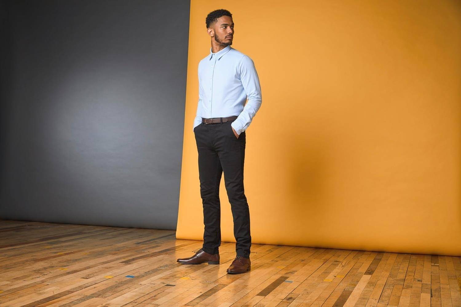 Spodnie męskie Chino o dopasowanym kroju