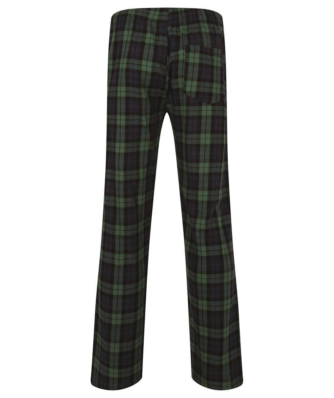 Spodnie męskie w szkocką kratę