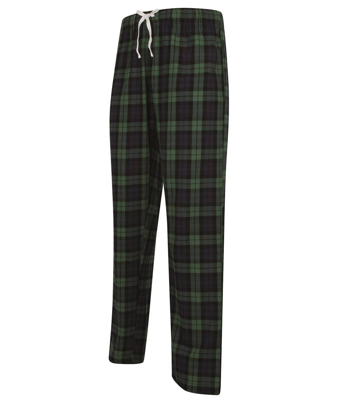 Spodnie męskie w szkocką kratę