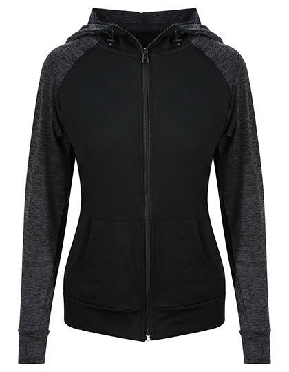 Sportowa bluza damska z kontrastowymi rękawami