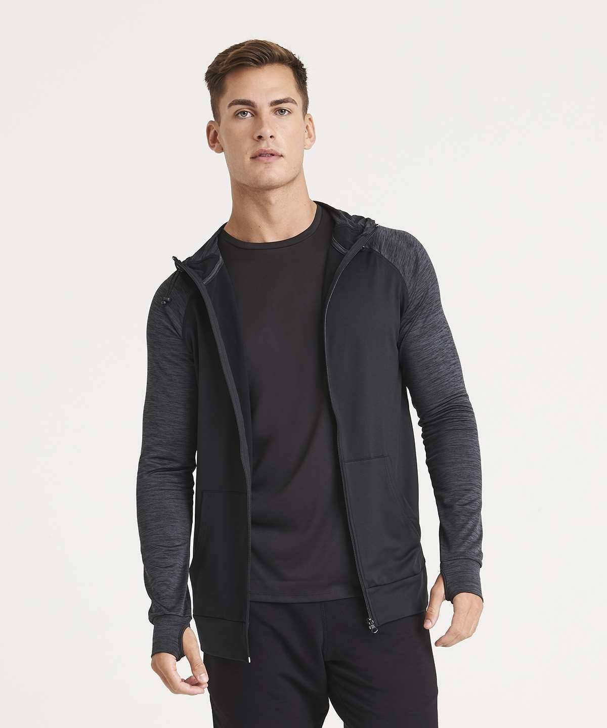 Sportowa bluza męska z kontrastowymi rękawami