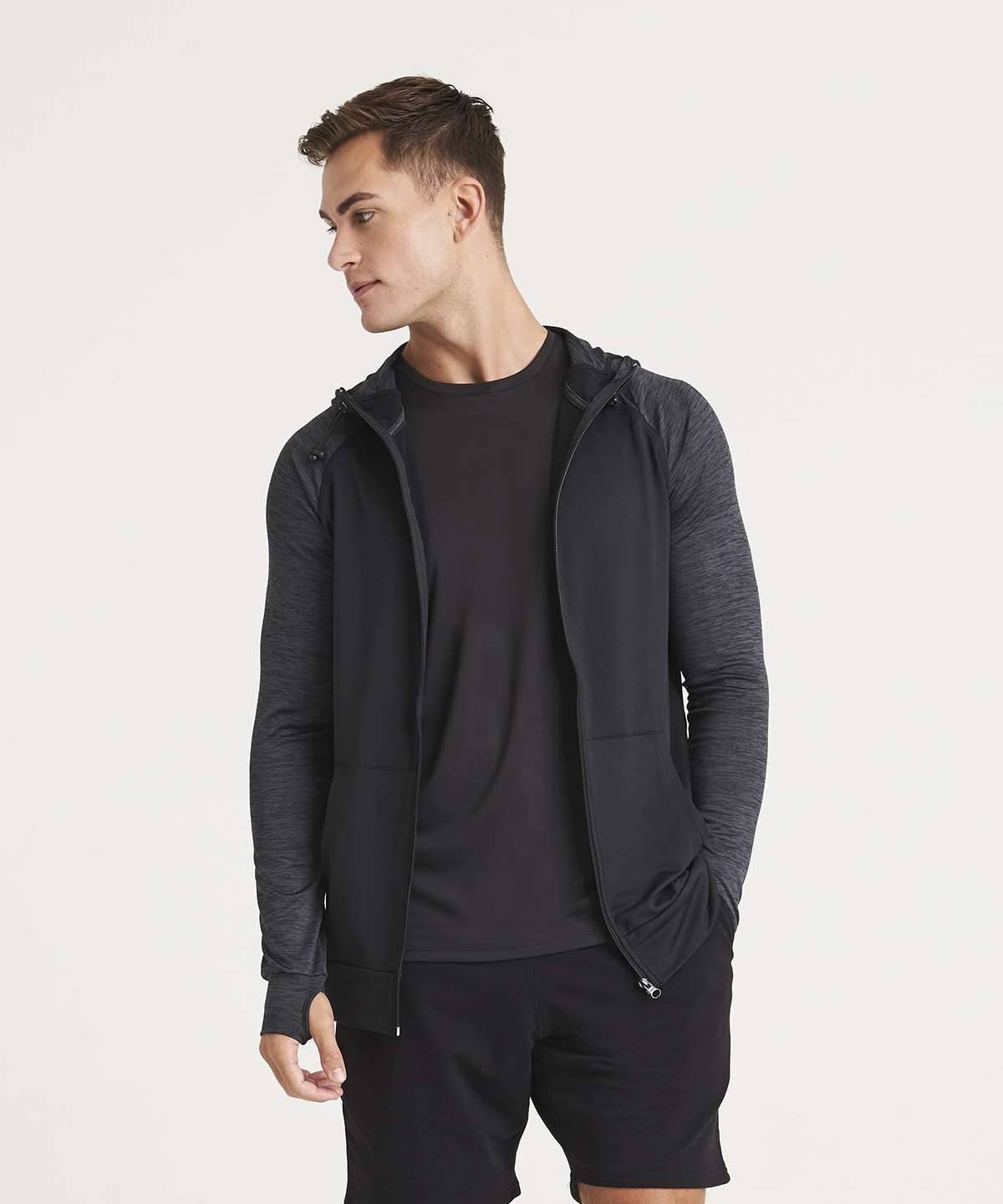 Sportowa bluza męska z kontrastowymi rękawami