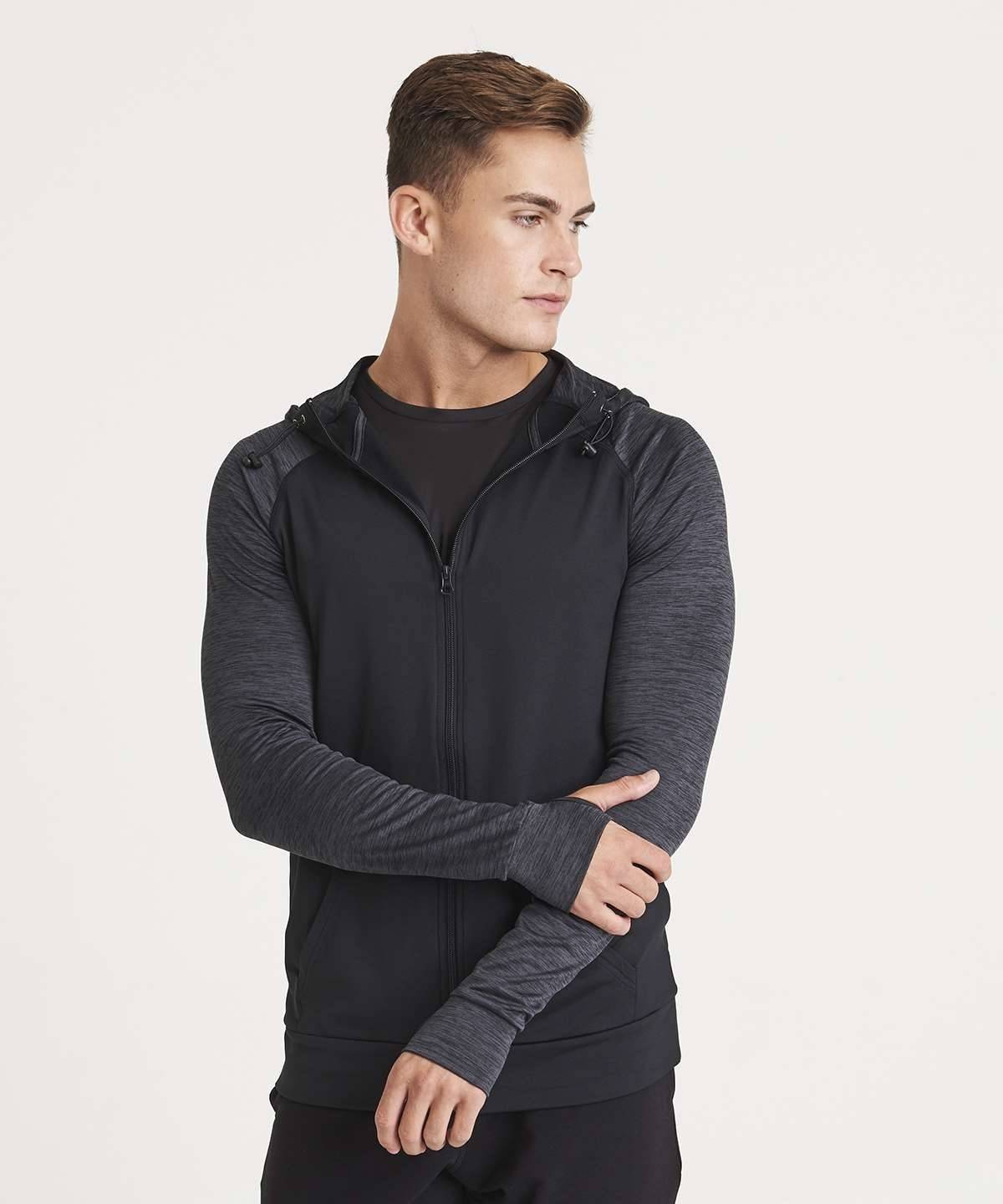 Sportowa bluza męska z kontrastowymi rękawami